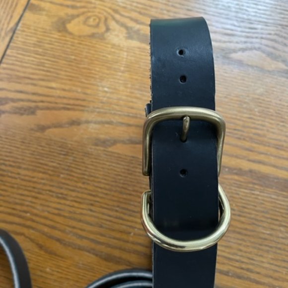 Brand New Handmade Genuine Latigo Leather Dog Leash - 1 in x 6ft. - Picture 2 of 5